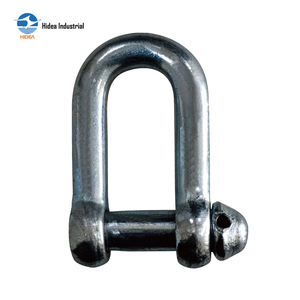 Manille de pêche commerciale de type <span class=keywords><strong>D</strong></span> HIDEA en acier au carbone forgé à froid, trempé, électrogalvanisé, facteur de sécurité 5:1 - Product Image 1