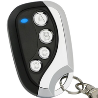 Control Remoto Inalámbrico RF Universal de 433MHz, ABS, 4 Botones, Clonación de Código Fijo y de Aprendizaje para Puerta de Garaje