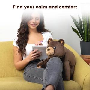 Meilleures ventes 2025 Jouet en peluche lesté, chauffable au micro-ondes, apaisant pour bébé, soulagement de l'anxiété, personnalisable en gros - Product Image 5