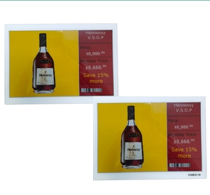 Etiqueta de Precio Digital Colgante de Nuevo Diseño, Pantalla E-Paper de 10.1 Pulgadas, Etiqueta Electrónica de E-Ink para Estantes de Supermercados y Tiendas Minoristas - Product Image 1