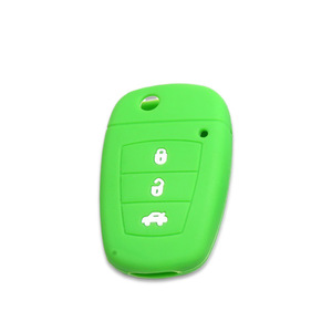 Yikailing ปลอกหุ้มกุญแจซิลิโคนสำหรับ Faw Besturn เคสป้องกันกุญแจรถ X80มี3ปุ่มดีไซน์หลากสี - Product Image 5