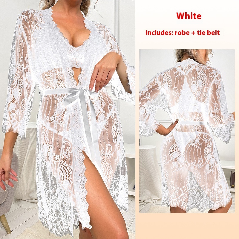 Blanc [robe dentelle]]