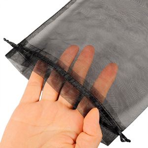 Sacs cadeaux en organza tendance 17x23cm, pochettes en maille à cordon pour bijoux, sachets de grande taille pour cadeaux de mariage, sacs pour bracelets pour emballage - Product Image 2