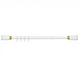 Rideau <span class=keywords><strong>de</strong></span> douche rétractable moderne en acier inoxydable écologique, <span class=keywords><strong>tringle</strong></span> PILLAR, antidérapant, métal réglable, <span class=keywords><strong>sans</strong></span> perçage, chambre à coucher - Product Image 1