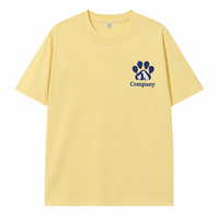T-shirt personnalisé brodé avec empreinte de petite patte, silhouette de chien et texte personnalisé – Cadeau et vêtement pour les amoureux des animaux