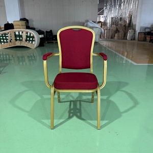 Sillas de Banquete Clásicas de Metal en Oferta para Eventos, Escuelas y Comercios, con Marco Dorado - Product Image 3