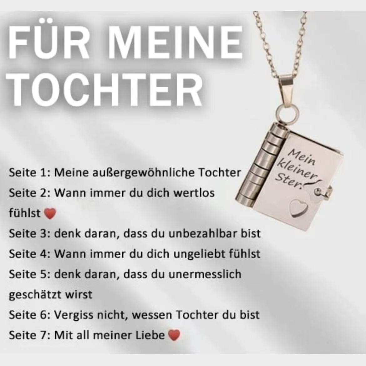 German silver little star daughter style