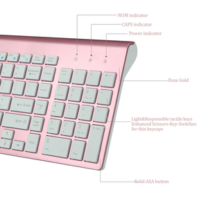 2.4G Wireless Keyboard and <b>Mouse</b> Set Silent Keyboard Wireless Keyboard and <b>Mouse</b> Combo for Laptop Desktop - Product Image 4