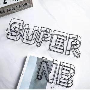 ของตกแต่งบ้านระดับไฮเอนด์ในโรงแรม, ป้ายโฆษณาแบบโปร่ง, ของตกแต่งร้านค้าตัวอักษร<span class=keywords><strong>ภาษา</strong></span>อังกฤษ 24 ตัว - Product Image 2