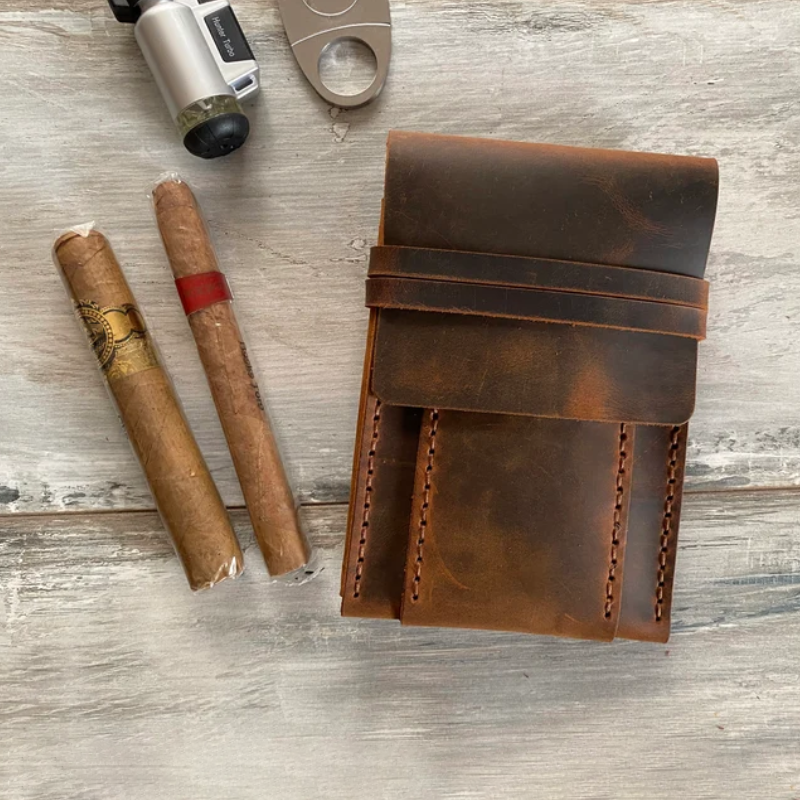 Ведро для сигар JUYIN, три набора сигар, увлажняющая трубка для сигар с напечатанным логотипом, хьюмидор из углеродного волокна