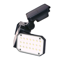 Applique murale LED à énergie solaire super lumineuse extérieure | Capteur de mouvement marche/arrêt automatique | Matériau ABS étanche et durable IP54
