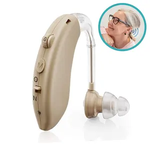 하이 퀄리티 보청기 안티 드롭 방수 소음 감소 노인 충전식 보청기 헤드폰