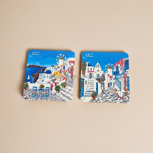 Imanes de resina con bandera de corazón de oso 3D hechos a mano, artesanías de poliresina de estilo moderno para recuerdo de boda e imán de nevera, regalo - Product Image 6