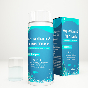 <span class=keywords><strong>Kit</strong></span> <span class=keywords><strong>de</strong></span> test d'<span class=keywords><strong>eau</strong></span> d'aquarium 6-en-1 LYZ pour pH, NO, chlore résiduel, <span class=keywords><strong>dureté</strong></span> totale et carbonate - Product Image 4