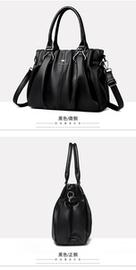Factory Direct Sale Women's Retro Luxury Handbags Large Capacity Pu Leather Pu Vintage <b>Tote</b> Bag Shoulder Shopping Bag Women - Product Image 4