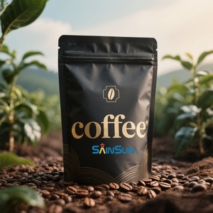 Bolsa de Café Personalizada con Fondo Plano, Paquetes de Café Personalizados, Bolsa de Empaque para Granos de Café con Impresión Personalizada - Product Image 5