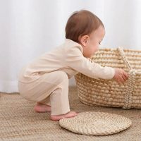 Conjunto de Pijamas de Manga Larga para Bebé, Personalizables, de Algodón Orgánico y Bambú, Pijama para Niños