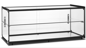 Vitrina de cristal para hostelería y catering comercial Vitrina de cristal segura cuadrada de cuatro lados Vitrina para alimentos Refrigerador seco ambiental - Product Image 3