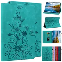 Casing Kulit untuk Samsung Galaxy Tab A11 A9 + 8.7 Plus S5e T720 Penutup Tablet Tab A 10.1 T510 A8 X200 10.5 S6 A7 Lite 10.4