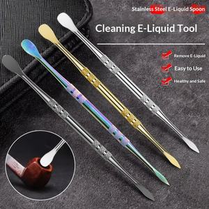 Herramienta de <span class=keywords><strong>Limpieza</strong></span> de Tuberías de Acero Inoxidable de Doble Cabeza, Cuchara para Limpiar Tuberías, Accesorios para Tuberías, Venta al Por Mayor - Product Image 1