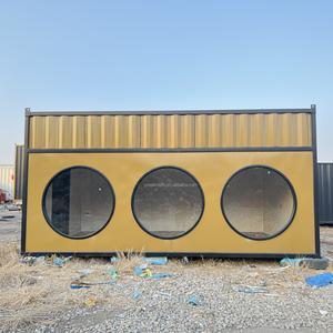 ตู้คอนเทนเนอร์20FT ร้านอาหารเคลื่อนที่บริการเต็มรูปแบบรถพ่วงคาเฟ่และร้านกาแฟสำหรับสภาพแวดล้อมในเมือง - Product Image 1