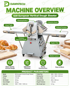 Máquina Laminadora de Masa de Sobremesa para Panadería, Laminadora de Masa para Croissants - Product Image 4