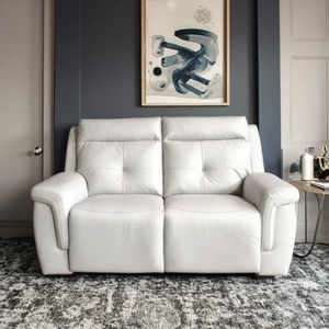 Conjunto de sofá reclinable multifuncional Manuel Power, tapicería de lino al por mayor directa de fábrica con marco de Metal - Product Image 1