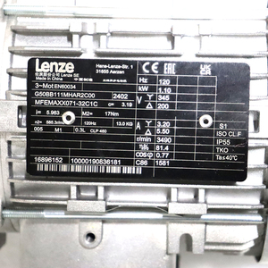 มอเตอร์เซอร์โว Lenze 16896152 (G50BB111MHAR2C00) ของแท้ | ระบบอัตโนมัติอุตสาหกรรม/มอเตอร์ CNC - Product Image 2