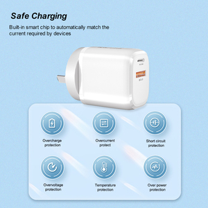 Adaptador <span class=keywords><strong>de</strong></span> enchufe USB C para móvil, cargador <span class=keywords><strong>de</strong></span> teléfono móvil PD + QC 3,0 <span class=keywords><strong>de</strong></span> carga superrápida usb-c para <span class=keywords><strong>iPhone</strong></span> 12/11 - Product Image 3