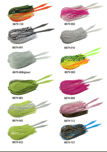 Gonna in silicone a 88 fili da 64 mm con banda e coda, <span class=keywords><strong>esca</strong></span> a ombrello <span class=keywords><strong>per</strong></span> la pesca al Black Bass con Spinner Bait - Product Image 3