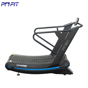 Tapis de course incurvé manuel pour la marche et la course, équipement de fitness pour salle de sport, tapis de course auto-propulsé, tapis de course incurvé Air Runner - Product Image 1