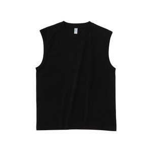 250g coton lourd uni blanc sport gymnastique <span class=keywords><strong>sans</strong></span> manches T-shirts Oem imprimé Logo ample <span class=keywords><strong>grande</strong></span> <span class=keywords><strong>taille</strong></span> plaine hommes Singlet débardeur gilet - Product Image 3