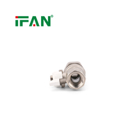 Vanne de plomberie en laiton forgé CW617n IFAN OEM, vanne à bille en laiton haute résistance pour le contrôle de l'alimentation en eau