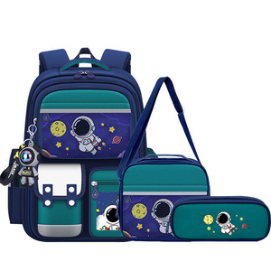 Conjunto de Mochila Escolar con Diseño de Astronauta <span class=keywords><strong>para</strong></span> Estudiantes de Primaria, Mochila <span class=keywords><strong>para</strong></span> Niños y <span class=keywords><strong>Niñas</strong></span> de 1.º a 6.º Grado - Product Image 2