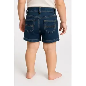 Pantaloncini in denim da ragazzo Adrenaline, blu scuro, vita alta, vestibilità slim, casual, elasticizzati, traspiranti, 1-4 anni - Product Image 3