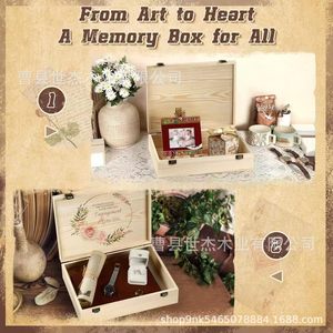 Wooden Gift <b>Box</b> Rectangle <b>Pine</b> Handmade Jewelry Watch Storage Packaging Custom Order Available - Product Image 2