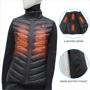 7.4v Anti-Electronic 12v Battery Pack <span class=keywords><strong>Gilet</strong></span> de <span class=keywords><strong>moto</strong></span> <span class=keywords><strong>chauffant</strong></span> de chasse personnalisé avec 4 zones de chauffage pour hommes - Product Image 3