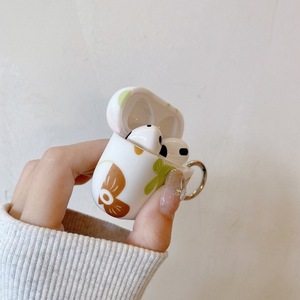 AP028 Fleur brune imprimée en silicone avec pendentif fleur adaptée aux <span class=keywords><strong>AirPods</strong></span> Étui de protection 2/3/1/4 génération pour <span class=keywords><strong>AirPods</strong></span> <span class=keywords><strong>Pro</strong></span> - Product Image 5