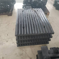 Pièces de rechange pour concasseur à mâchoires Zhengzhou Yiwei : Plaque de mâchoire moulée pour machines minières, haute performance, haute qualité