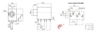 Prise casque 3,5 mm à 5 broches femelle, contact argenté, boîtier ABS, connecteur audio DIP pour PCB, conforme RoHS, directement de l'usine