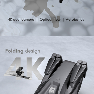 Professional H66 Foldable <b>Drone</b> with <b>4K</b> Dual Camera & Optical Flow Positioning for Aerial Photography & Long-Range Flight - Product Image 2