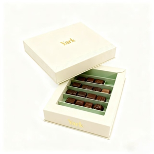 <span class=keywords><strong>Caja</strong></span> de Regalo de Papel de Lujo al por Mayor de Fábrica, <span class=keywords><strong>Caja</strong></span> de Chocolate con Infusión de Alimentos con Logotipo Personalizado y Partición Independiente - Product Image 6