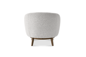 Sofá curvo de salón modular moderno, sofá de esquina de terciopelo, sofá individual de lujo moderno Boucle blanco, sillón para sala de estar - Product Image 2