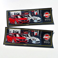 Conception personnalisée Impression Imperméable Durable JDM Racing Car Bumper Window Stickers Vinyl Slap Die Cut Car Decals for Outdoor Use