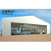 Hangar de Acero Prefabricado, Almacén, Granja Avícola, Garaje Metálico Modular Económico para Aviones, Edificios Ligeros