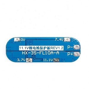 3 S 10A 11.1 V 12V 12.6 V 18650 แบตเตอรี่ลิเธียมบอร์ดชาร์จแบตเตอรี่ 18650 Li-Ion ชาร์จแบตเตอรี่ BMS โมดูลป้องกัน - Product Image 4