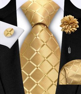 3.15" (8cm) <strong>Mens</strong> Tie and Lapel Pin Plaid Checkered Necktie <strong>Hankerchief</strong> Cufflinks Set for <strong>Men</strong> Business Wedding Party - Product Image 5