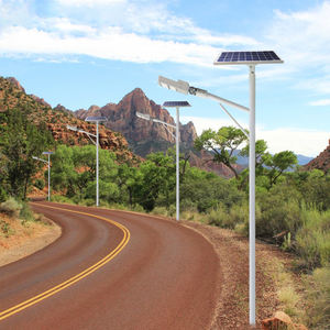 Lampe solaire de rue à LED 50W-120W IP65 <span class=keywords><strong>avec</strong></span> détecteur de mouvement extérieur, batterie au lithium, en aluminium, garantie 5 ans - Product Image 4