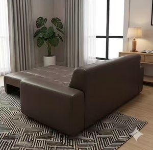Modern Italian Genuine Leather <b>Sofa</b> Luxury <b>Brown</b> Tufted Living Room Furniture Extra Deep Seat Modular <b>Sofa</b> <b>Bed</b> - Product Image 4