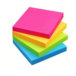 Blocs de Notas Cuadrados Autoadhesivos de Color Sólido, Imprescindibles para el Regreso a Clases, Papel de Notas Colorido para Recordatorios, Estudiantes y Oficina - Product Image 4